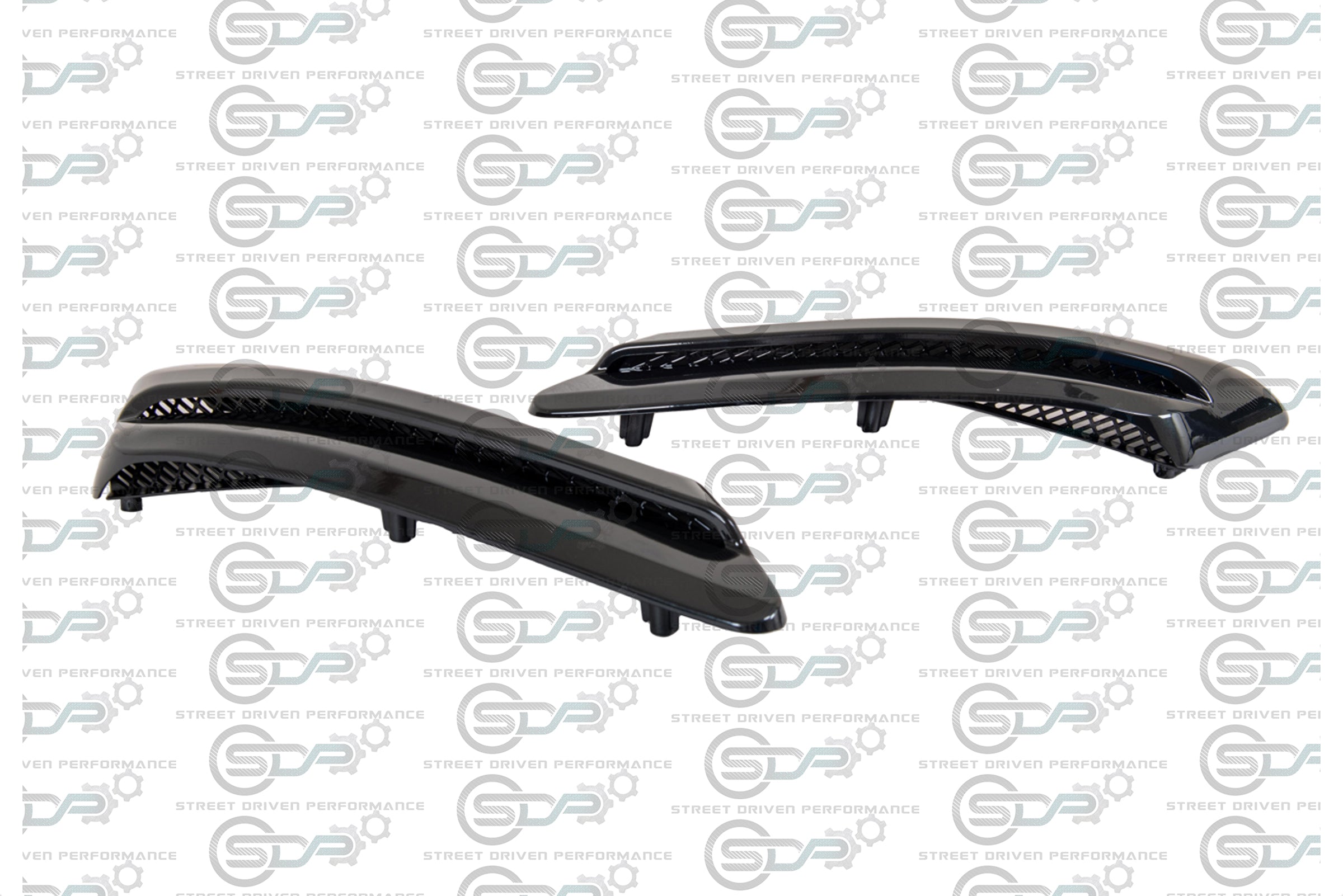 2014-2017 C7 Corvette - Carbon Flash "ZR1 Style Conversion" Side Fender Vents (Pair)